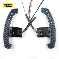 Palancas de Cambio de Estilo Deportivo TDD LED Magnéticas de Fibra de Carbono y Aleación de Aluminio para Volante de Infiniti QX50 QX60 (2015-2021)