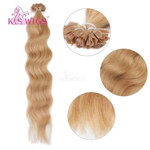 Extensiones de Cabello Humano con Punta en U de Grado Superior, Ondas Rectas y Ondas de Agua, Pre-adheridas con Queratina, Extensiones de Cabello con Punta de Uña, Venta al por Mayor de Proveedor Líder - Product Image 4
