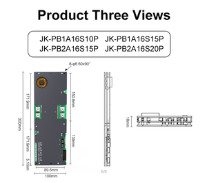 Inversores con BMS para paquete de batería LiFePO4 RS485 Conectividad PCB Material base para <span class=keywords><strong>Victron</strong></span> Growat - Product Image 4