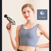 Mini pistolet de massage portatif USB Type-C pour tissus profonds, relaxation musculaire, machine de sport, pistolet de massage pour la circulation corporelle