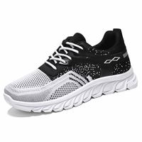 Chaussures de course respirantes pour hommes en maille Fly Knit, antidérapantes, résistantes à l'usure, baskets décontractées pour la marche, athlétiques, pour la salle de sport et l'extérieur