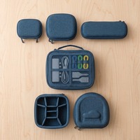 Étui de transport rigide en EVA résistant aux chocs pour cartes mémoire, concentrateur USB et batterie externe, fourniture OEM ODM personnalisée pour les acheteurs de marques