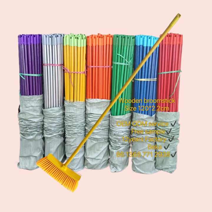 Manico Scopa In Legno Universale 150cm - Attacco A Vite, Foro Di Fissaggio - Foto 10