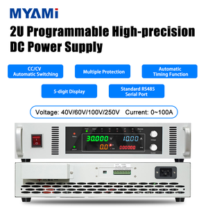 Fuente <span class=keywords><strong>de</strong></span> Alimentación <span class=keywords><strong>de</strong></span> CC Montada en Rack MYAMi 40V 75A 80A 100A, Reguladores <span class=keywords><strong>de</strong></span> Voltaje Programables y Ajustables, <span class=keywords><strong>Rectificador</strong></span> para Galvanoplastia 50A - Product Image 1