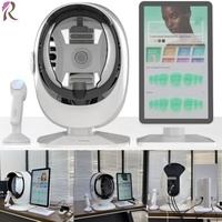 Analyseur de peau AI Magic Mirror, scanner facial 3D, détection multi-teintes de peau à 270 degrés, utilisation en salon
