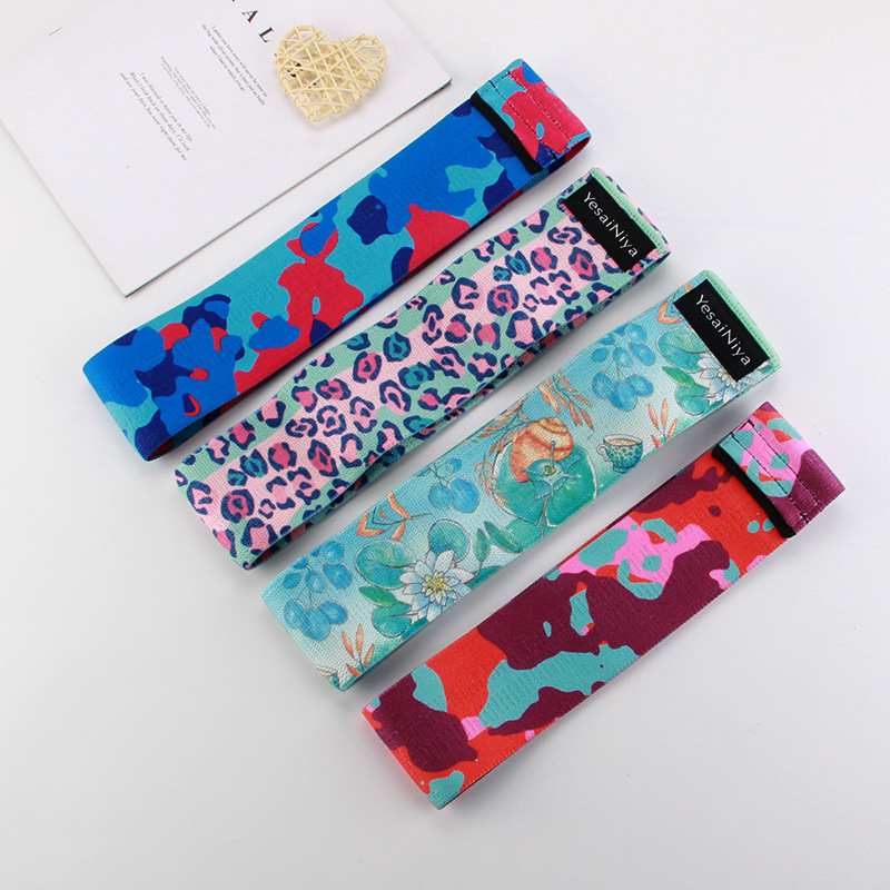 Женские эластичные ленты для силовых тренировок на бедра, широкие Нескользящие эластичные ленты для занятий спортом