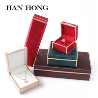 Boîte à bijoux rectangulaire brodée en soie de style chinois Phnom Penh, boîte de rangement personnalisée pour bagues, pendentifs et bracelets