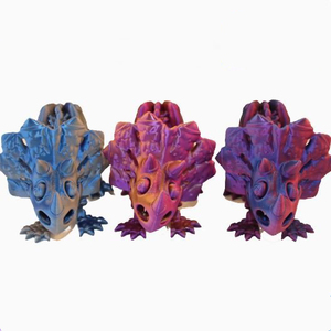 Brinquedo de Esqueleto Pequeno Tricerátops Impresso em 3D à Venda, Feito de Material PLA Durável - Product Image 2