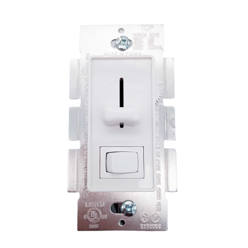 Win-Kare Home LED Dimmer American 1 Gang 600W 120V Wall Control Switch Plastic Fire Prevention