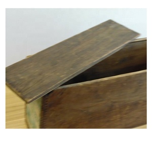 Di Legno d'epoca di yale porta più vicino Cassa della cassa della Scatola <span class=keywords><strong>country</strong></span> decor industriale 16x5x9 - Product Image 5