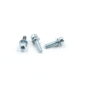 Chất Lượng Cao Và Độ Chính Xác Cao Hex Ổ Đĩa Mạ Kẽm Kết Hợp Vít Mùa Xuân Máy Giặt Phẳng Pan Đầu Điện Tử Sem Vít - Product Image 1