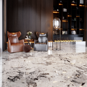 Lujo <span class=keywords><strong>Pandora</strong></span> High Glossy 1200x1200mm Azulejo de piso de porcelana esmaltada pulida Azulejos de losa de porcelana grande - Product Image 1