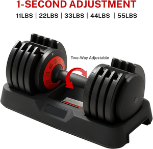 One Hand Adjustable Dumbbell <strong>25kg</strong> Twist Locking Spin Handle <strong>Dumbells</strong> for Exercise - Product Image 3
