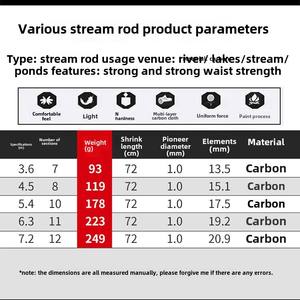 <span class=keywords><strong>Canne</strong></span> à pêche à la <span class=keywords><strong>carpe</strong></span> avec <span class=keywords><strong>canne</strong></span> à pêche télescopique en fibre de carbone - Product Image 4