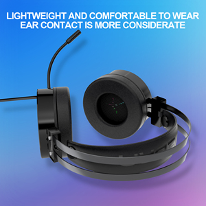 <span class=keywords><strong>Casque</strong></span> d'écoute RGB personnalisé <span class=keywords><strong>haut</strong></span> <span class=keywords><strong>de</strong></span> <span class=keywords><strong>gamme</strong></span> <span class=keywords><strong>Casque</strong></span> <span class=keywords><strong>de</strong></span> jeu <span class=keywords><strong>filaire</strong></span> noir avec micro et câble <span class=keywords><strong>de</strong></span> 2m - Product Image 5