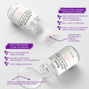 Set de Polvo Liofilizado de Glutatión Fermentado, Extracto de <span class=keywords><strong>Rosa</strong></span>, Solución de Ácido Hialurónico, Esencia Intensiva para Aumentar la Luminosidad de la Piel - Product Image 3