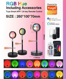LED Sunset Lamp <b>Nightlights</b> USB Projector Birthday Party Decoration Mood Lights for Bedroom Living Room Wall Photography - Product Image 2