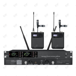 Wholesale Price DA-8022 High Quality <b>Wireless</b> Microphone Dual Channel with Multiple-System & Metal for Karaoke & Church - Product Image 4