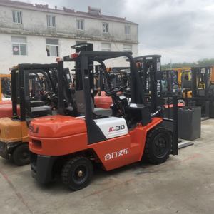 Chariots élévateurs d'occasion HELI K30 d'occasion en entrepôt Chariot élévateur diesel 3T Machines d'ingénierie et de construction d'occasion Engins de terrassement - Product Image 5