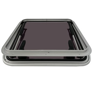 Aluminum Boat Hatch With Tempered Glass Marine Accessory For <b>Yacht</b> And Boat Use - Product Image 4