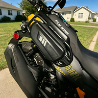 Sac de rangement latéral pour moto et vélo, en EVA, imperméable, coque rigide, résistant aux rayures
