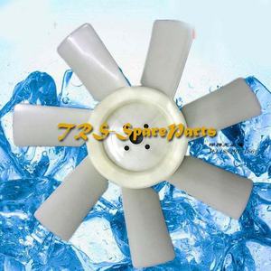ใบพัดลม ME018185 สำหรับเครื่องยนต์มิตซูบิชิ 6D31 สำหรับรถขุดโคเบลโก้ SK200-5 คาโต้ HD700-7 (7 ใบพัด) - Product Image 1
