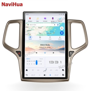 Navihua New Design Android <b>Car</b> Radio 14.4 Inch Touch Screen <b>Car</b> DVD Player Auto GPS Navigation for Jeep Grand Cherokee 2014-2020 - Product Image 2