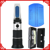 Réfractomètre RF008BX 58-90% Brix ATC, testeur de teneur en sucre, miel et eau, balance optique portable, précision 0,5%