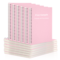 Cahiers spirales 100 pages et ensemble stylo pour l'école, fournitures scolaires, journal, cahier spirale personnalisé avec logo sur mesure