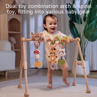Jouet suspendu pour poussette Tumama pour enfants, hochet coloré en forme d'ours en peluche, jouet d'arche pour berceau, jouet en spirale pour siège auto, jouet en peluche pour bébé