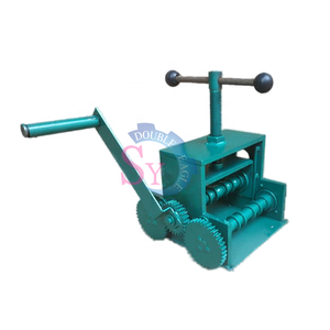 핫 세일 소형 철/강철/구리/알루미늄 다기능 파이프 롤 벤딩 머신 라운드 튜브 기계 수동 파이프 벤더 - Product Image 1