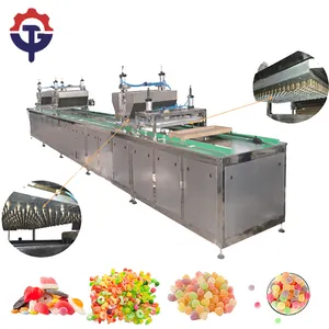 Gummy Machine TG Big Capacity For Factory Three-depositor Jelly Candy Starch Mould Line Gummy Candy Machine
