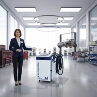 Máquina de Soldadura Láser Portátil 4 en 1, 1500w, 2000W, 3000w, Máquina de Soldadura, Corte y Limpieza Láser de Metal y Aluminio