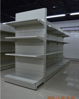 Présentoir double face pour épicerie et vente au détail Étagères Gondole Étagères îlot pour supermarché Étagère en acier