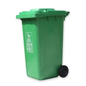 Outdoor Waste <b>Bin</b> 240L Rectangular With <b>Lid</b> Foot Operated Thickened For Garbage Classification - Product Image 1