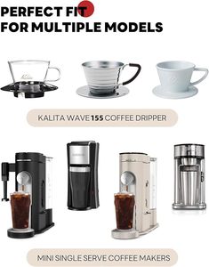 Filtres à café jetables de petite taille, filtres à café en papier pour cafetières à dosettes et à café moulu, adaptés aux cafetières professionnelles à usage unique - Product Image 2