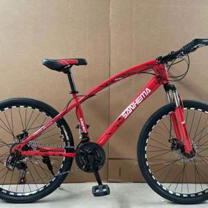 Bicicletta da Montagna Pieghevole Unisex con Telaio in Alluminio e Forcella in Titanio da 24 Pollici, 24 Velocità, per Attività all'Aperto e <span class=keywords><strong>Escursionismo</strong></span> - Product Image 2