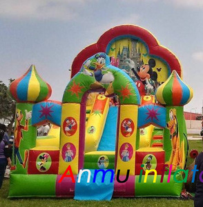 <span class=keywords><strong>Castillo</strong></span> Inflable con Diseño de <span class=keywords><strong>Mickey</strong></span> <span class=keywords><strong>Mouse</strong></span> con Tobogán y Área de Salto en Venta - Product Image 4