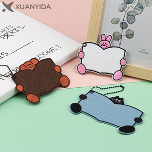 Parche Bordado de Moda, Suministro Directo de Fábrica, Parche Bonito de Dibujos Animados, Parche de Fieltro Coreano, Colgante para Llavero - Product Image 2