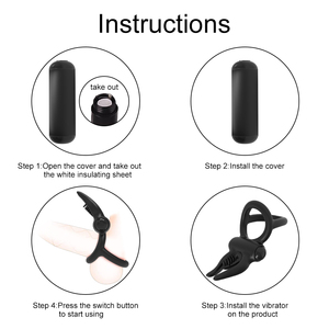 Herramientas sexuales para mejorar el placer masculino, anillo vibrador para el pene para amantes, Juguetes sexuales para adultos, anillo de eyaculación para prolongar la resistencia <span class=keywords><strong>del</strong></span> <span class=keywords><strong>hombre</strong></span> - Product Image 5