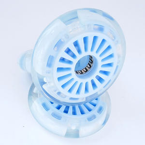 Roulettes 9024 grenouille accessoires de voiture roues de skateboard voiture torsadée pour enfants roue silencieuse lumineuse 3.5 pouces PU roue <span class=keywords><strong>flash</strong></span> - Product Image 2