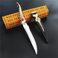 Mini Targaryen kılıç anahtarlık GTR04 oyunu Metal tahtlar silah modeli buz ve yangın silahları anahtarlık
