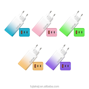 <span class=keywords><strong>3</strong></span>端口2A 12W PD适配器USB a双c型端口插头美国英国欧盟插座快速充电电话充电器笔记本电脑充电器 - Product Image 3