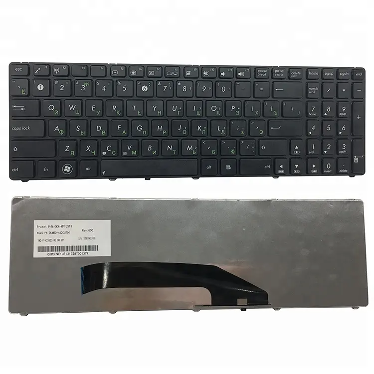 ยี่ห้อใหม่ US แป้นพิมพ์แล็ปท็อปสําหรับ Asus K50 K50C K50IN K51 K50AB K50IJ แป้นพิมพ์แล็ปท็อป