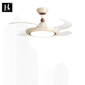 Ventiladores de Techo LED Invisibles de 42 Pulgadas con Luces y Control Remoto, Ventiladores Personalizados con LED de Espectro Completo de 100W, 6 Velocidades de Viento, Lámparas de Techo - Product Image 2