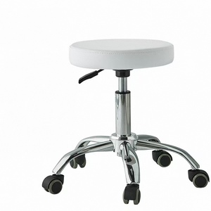 Kisen Factory Price Professional Synthetic Leather Salon Barbershop <b>Stool</b> with Wheels Haircut Chair - Product Image 2