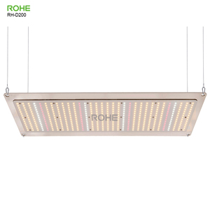 Lampu Tumbuh LED Spektrum Penuh ROHE 200W, Dapat Diredupkan, Saklar IR, Efisiensi Tinggi untuk Tanaman Hidroponik Dalam Ruangan, Tenda Tanam - Product Image 1