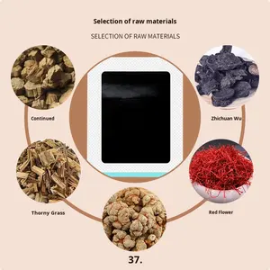 El ungüento negro <span class=keywords><strong>antiguo</strong></span> hecho a mano se utiliza como parche para el cuidado de la salud y el alivio del dolor para el cuello, los hombros, el dolor de espalda y la cintura - Product Image 3