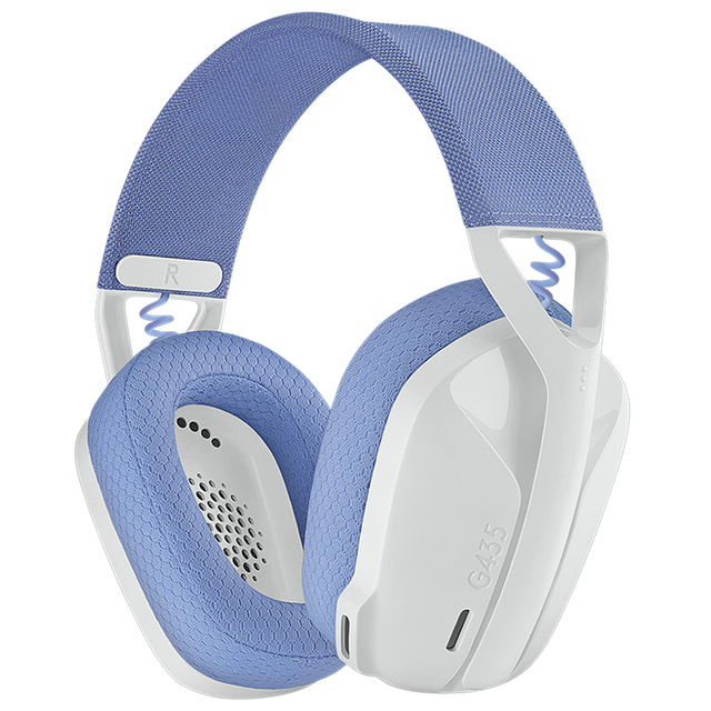 Logitech G435 Wireless Gaming Headset LIGHTSPEED  Dual Mode 165g Ultralight Over-Ear Headphones for PC PS5 Mobile