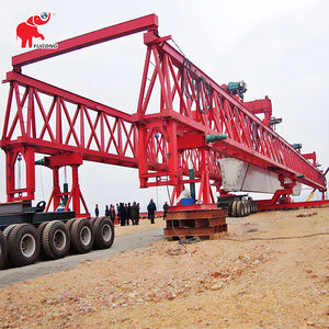 Bonnes machines de construction standard Grue de lanceur de pont de capacité de 100 tonnes pour l'installation de garde-corps de route - Product Image 6